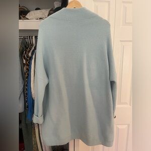 Free people, baby blue. Ottoman sweater. Size M.